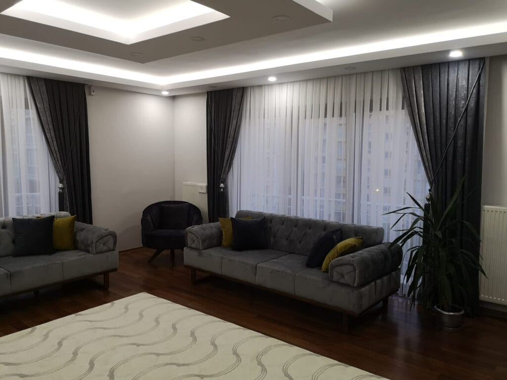 Fon Perde Nedir? Modelleri, Kullanımı ve Tül ile Kombini vela perde proje istanbul 16